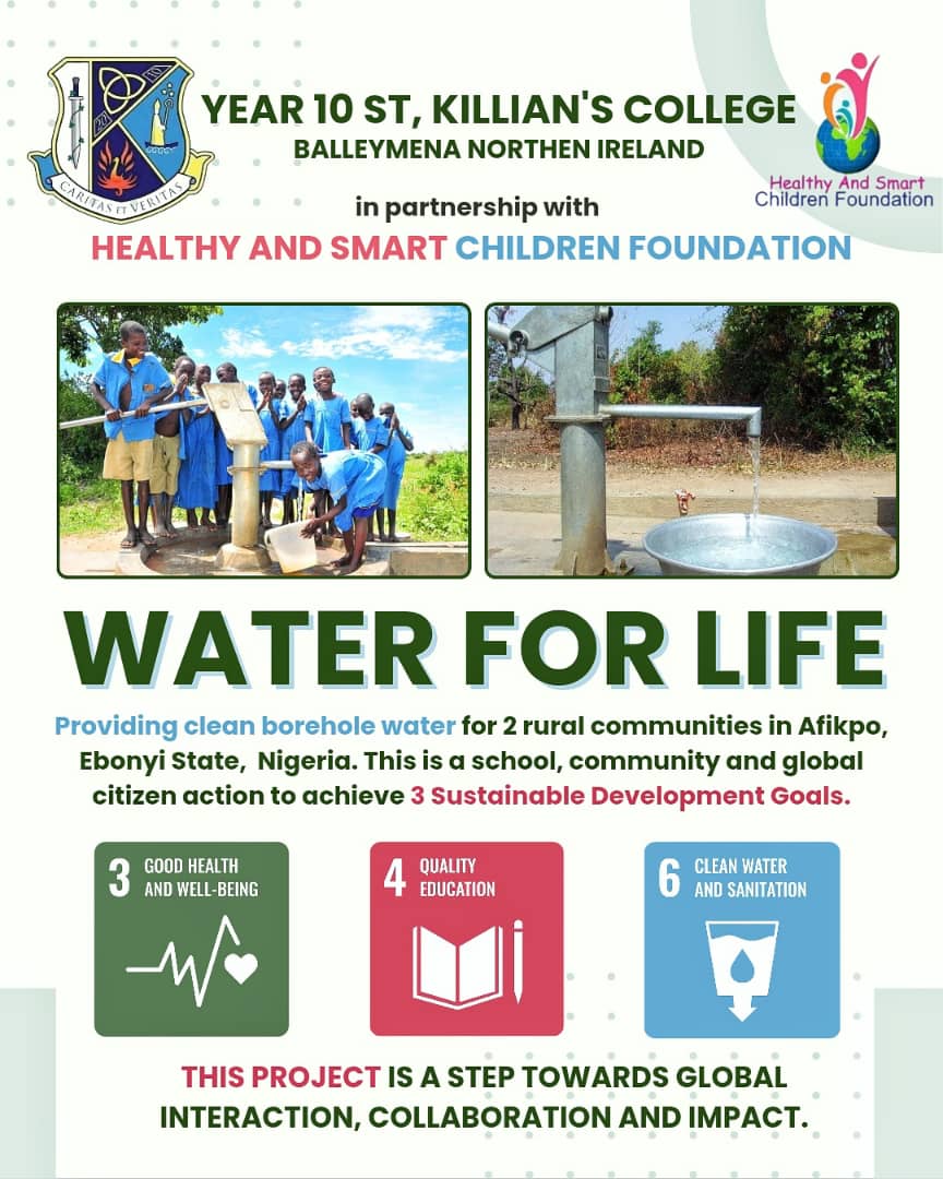 St Killian's College clean water project
